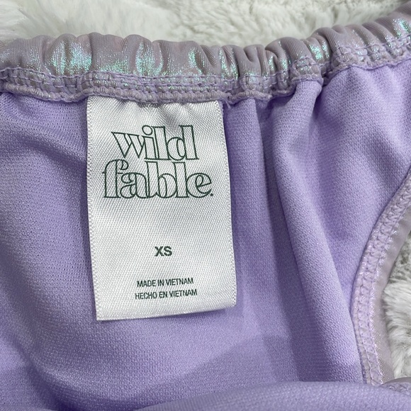 Lilac iridescent bikini bottom - Picture 2 of 3